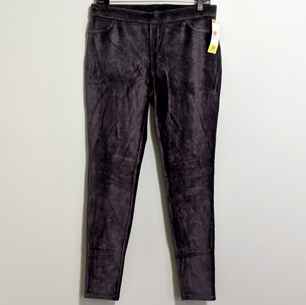 Grey corduroy leggings